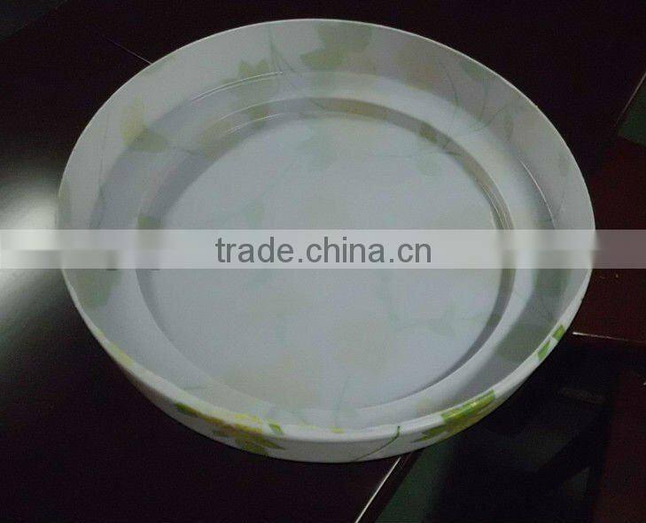 Customized plastic vacuum forming blister lampshade with printing