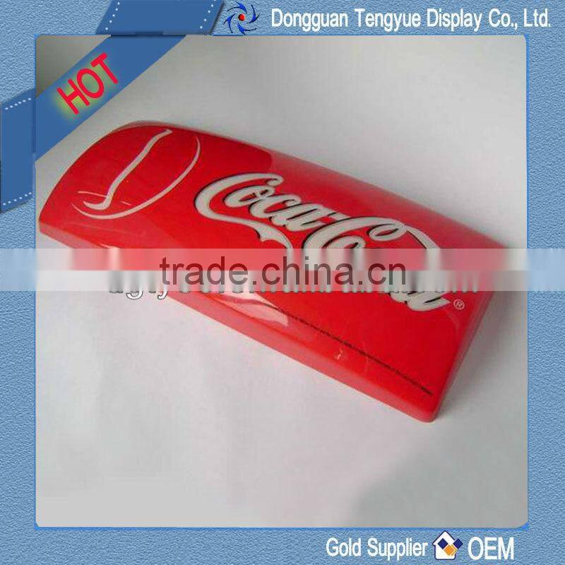 OEM factory vac-formed thick plastic 3D stereo advertising sign