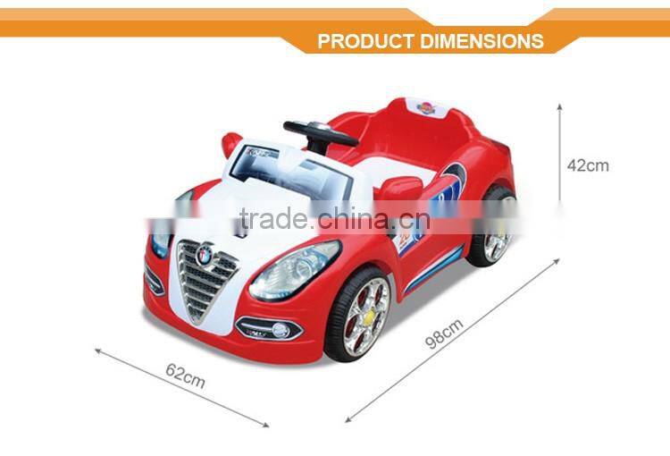 Wholesale battery operated electric kids ride on car 2016