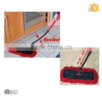 BSCI microfiber chenille mop for flat floor cleaning,china microfiber wiper