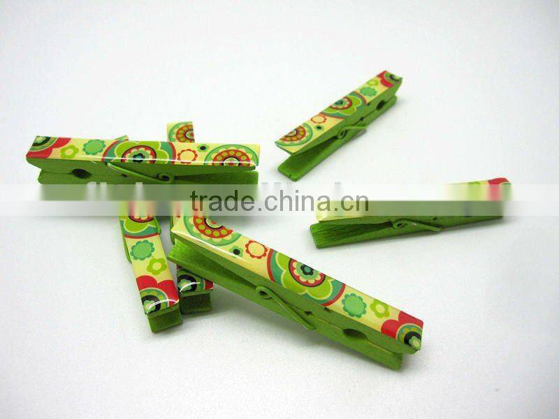 Fashion promotion art wooden peg