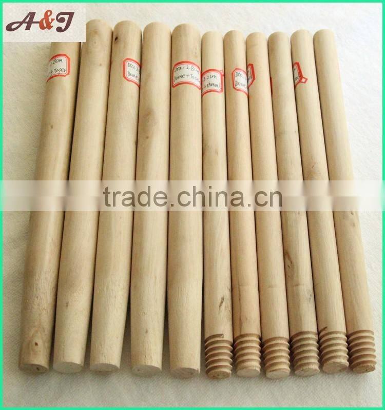 natural broom wooden handle short handle