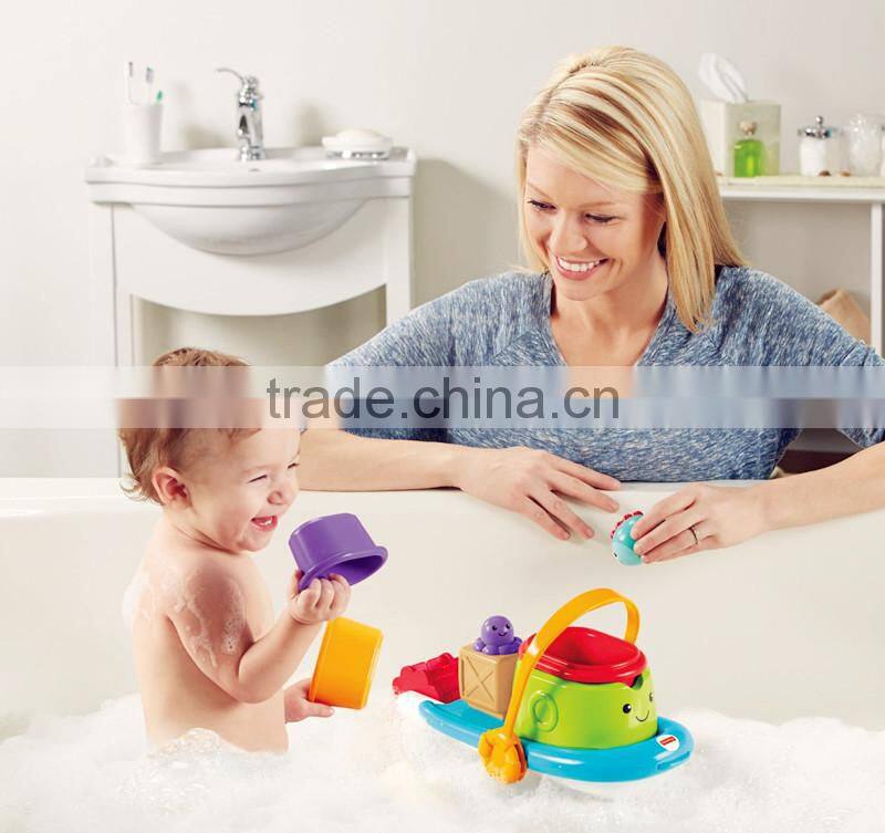 New Design Baby Bath toy with set of Boat for Tubtime From Dongguan Manufacturer