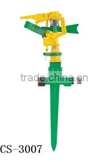 Swing arm sprinkler CS-3007 plastic impulse Sprinkler