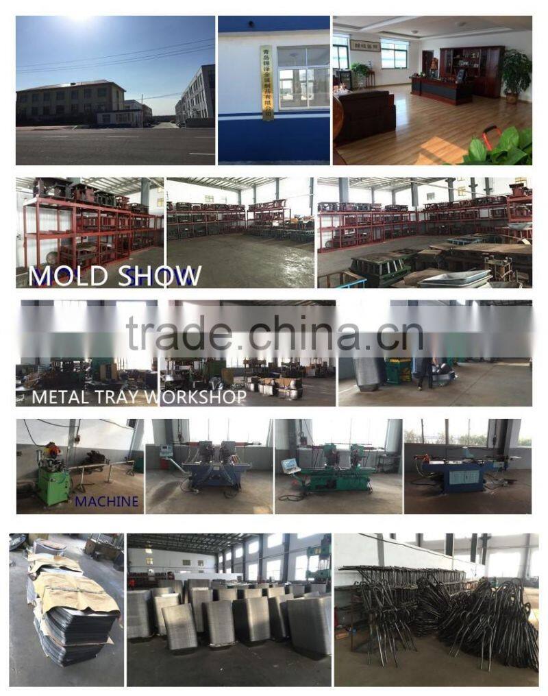 72l steel bucket for wheelbarrow metal tray