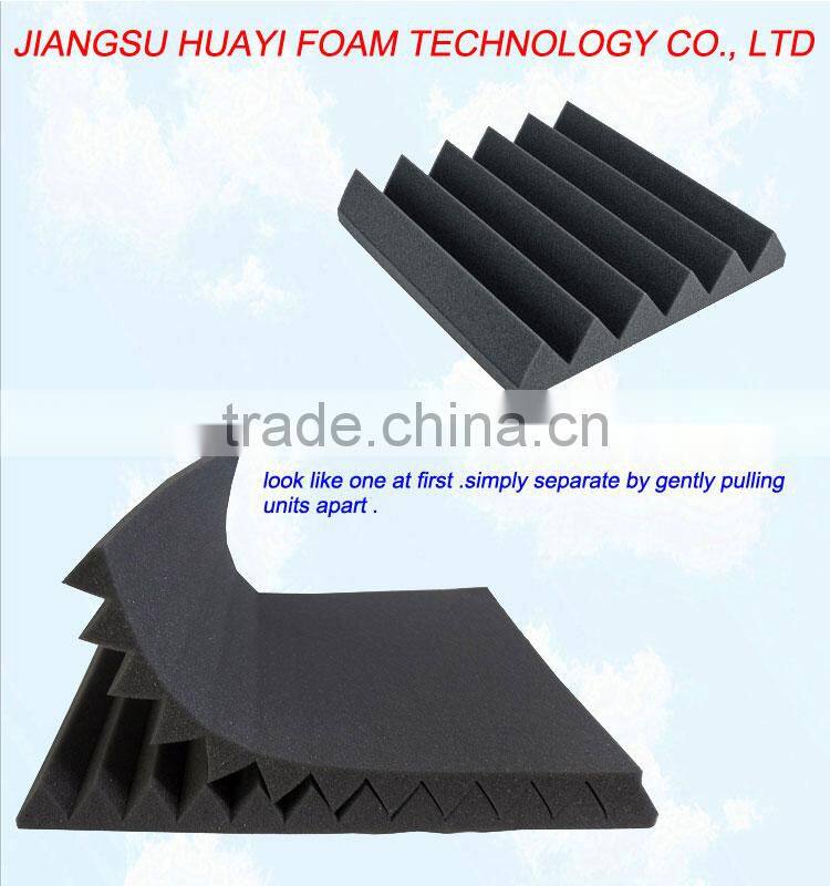 black sound shield acouistic foam panel