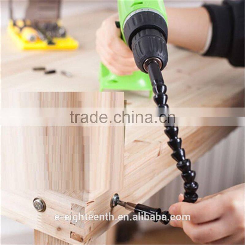 2017 Black Flexible Drill Shaft Connection for Electronic Drill, Screwdriver connect Tube Shaft Bits Extention Machines