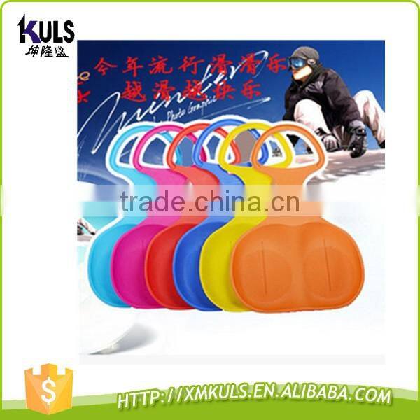 Russia market hot sale child kid adult winter sport outdoor entertainment plastic snow sled