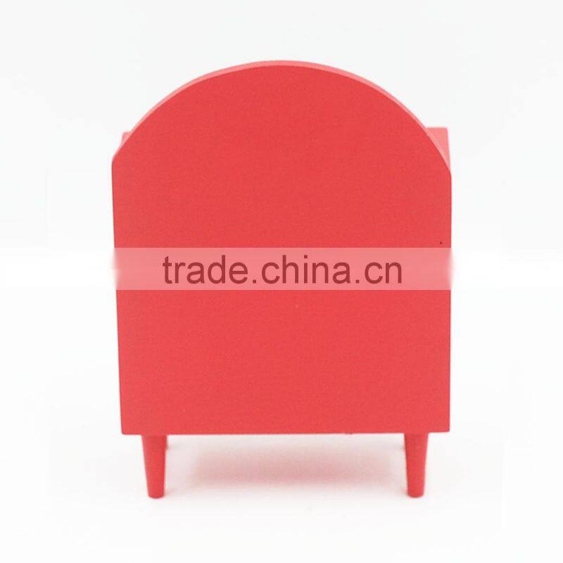 2017 4x2x5.5" chritsmas red/green funny wooden children toys mini dresser