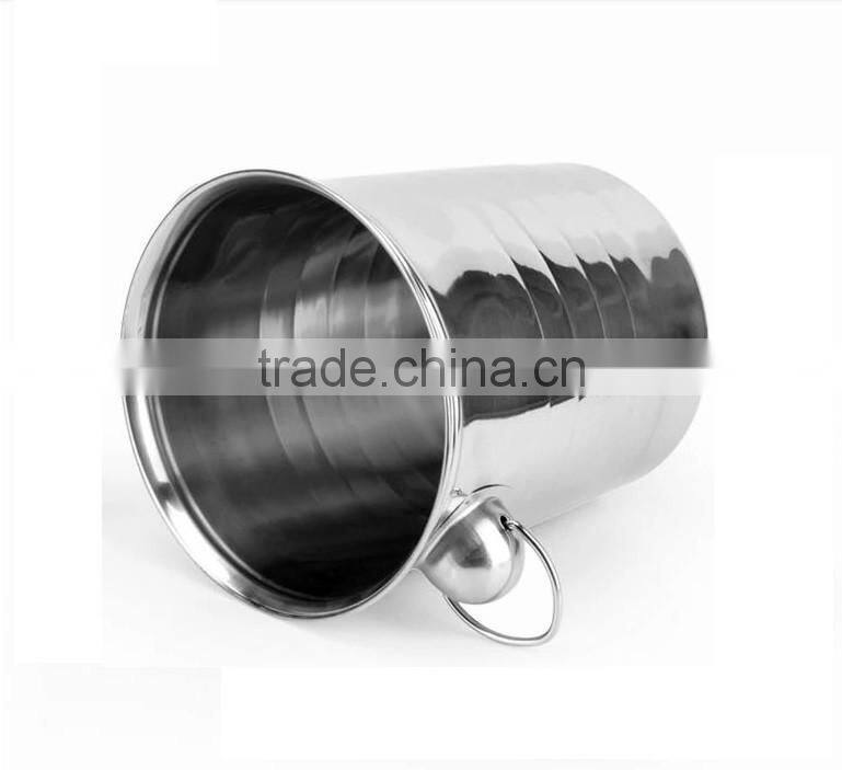 Wholesale champagne Beer Ice Bucket Custom Bulk Stainless Steel Metal Ice Bucket