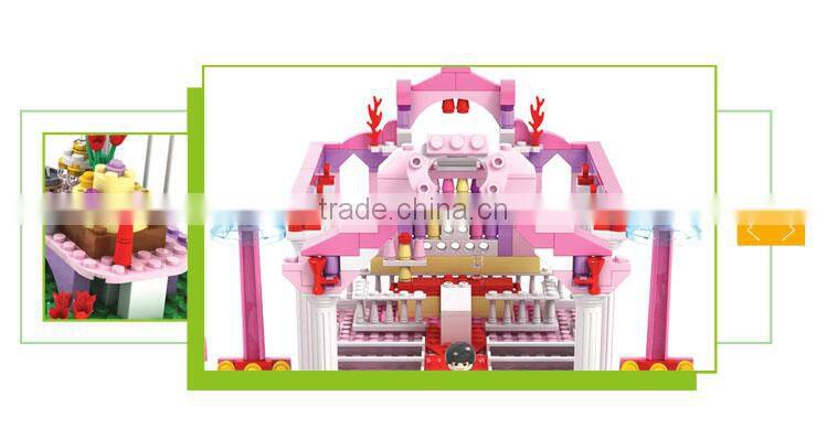 Funny small plastic building blocks stress diy toys for girls