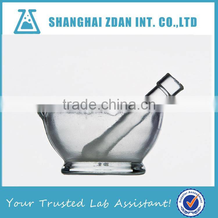 High Quality Glass Mortar With Glass Pestle, Laboratory Glassware
