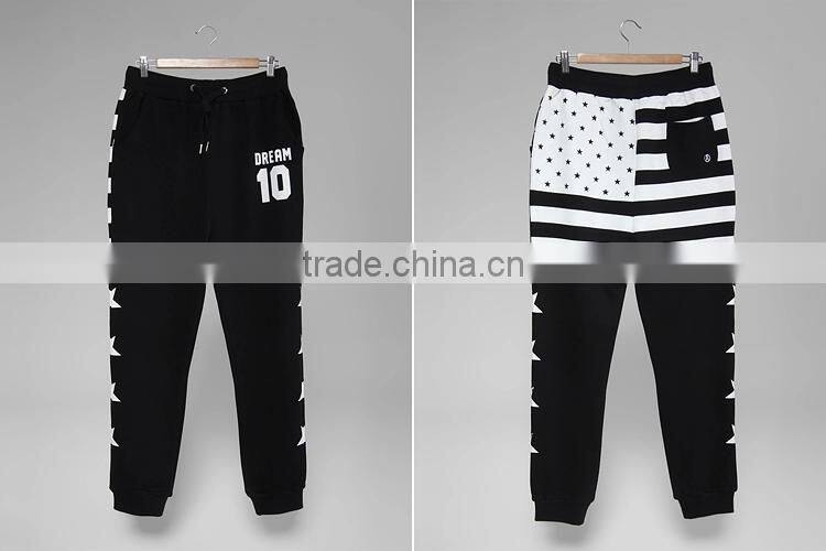 Fashion design with stars and stripes pants