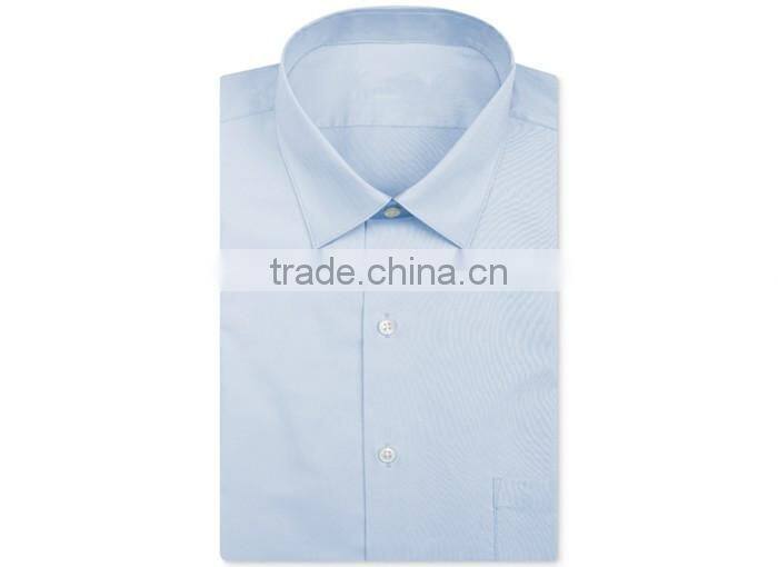 Solid white color custom dress long sleeves men shirts