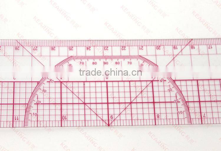 Manufactures direct sales 1.2mm thickness sandwich line garment rulers for dressmarking#8095