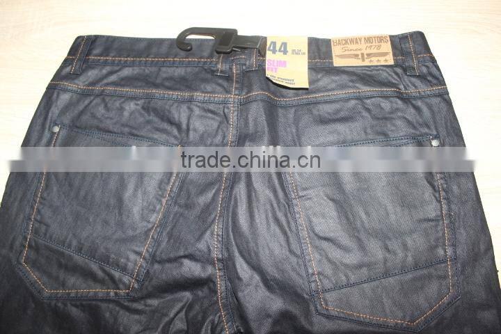 GZY China manufacture selling fashion innovative design 100% cotton mens jeans pants straight casual stock