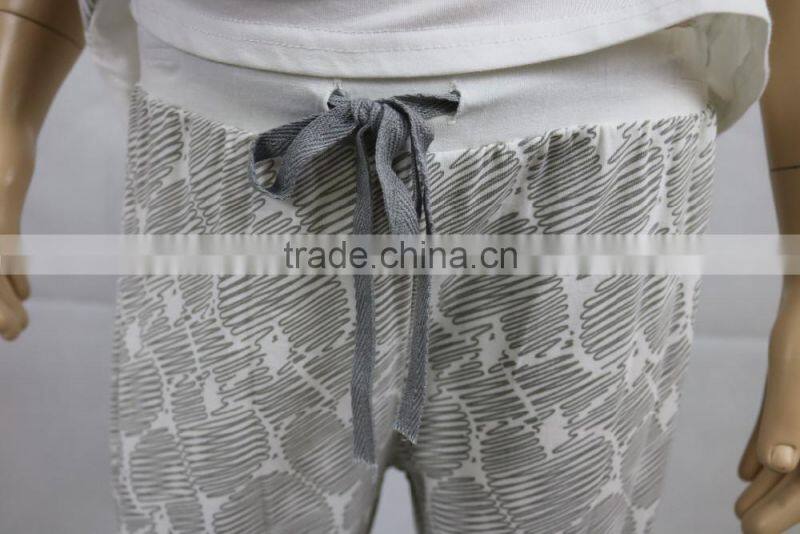 Custom Printing Knitted Cotton Type Kids Pajamas For Girls