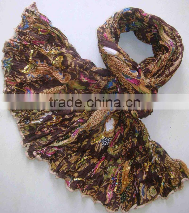 Cotton Crinkled Scarves