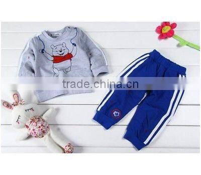 Boys Kids Baby Tracksuit Top Hoody Pants Trousers Set Clothing