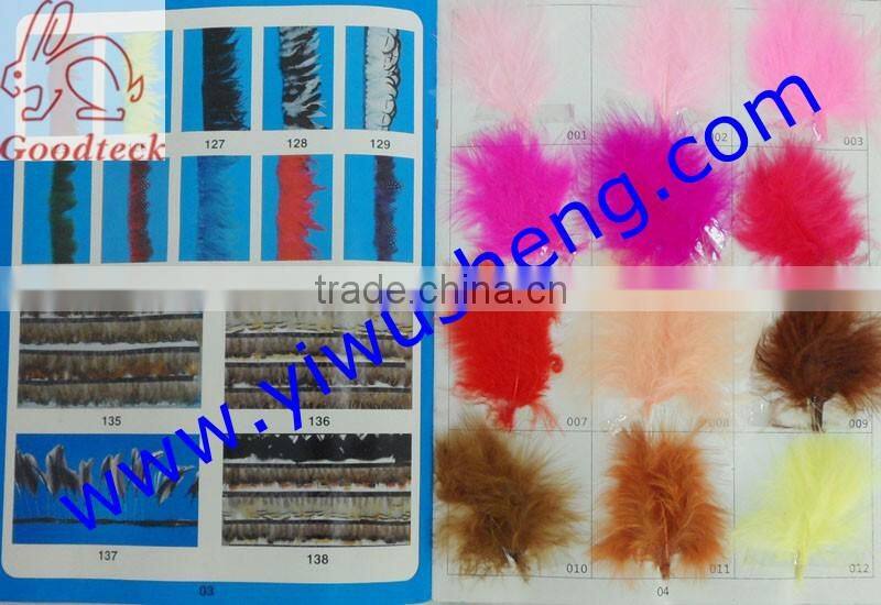 wholesale beautiful cheap ostrich puffs for hair accessory