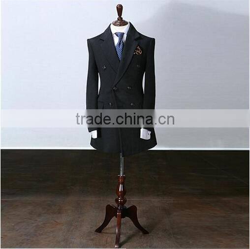 2014 Double-Breasted New Season Lastest Design Slim Fit Mens Cashmere Men Coat