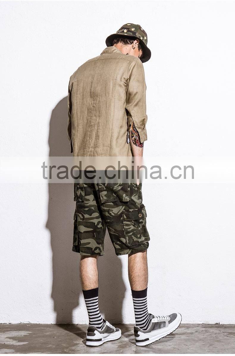wholesale camo shorts mens summer short pants bright color men's casual shorts