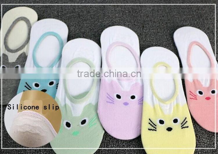 High Quality Female Animal Cat 6 Colors Cat Cartoon Socks Women Cotton Floor length sock for Lady Girl