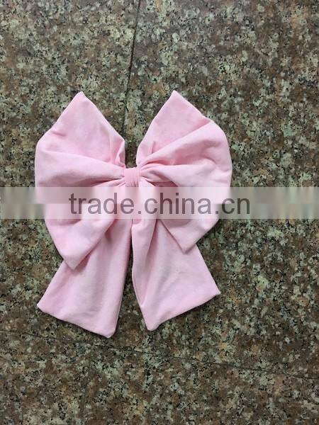 girls and doll bow hairwear persnickety remake cotton bowknot baby girl headbands children cotton hairband wholesale 2016