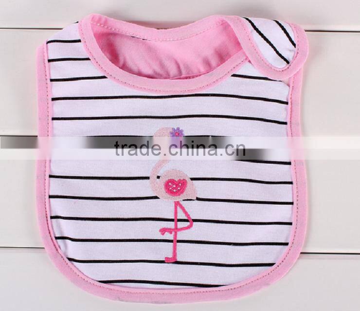 China baby bib manufacturer 2016 new arrival cotton bandana baby bib cute silicone baby bib