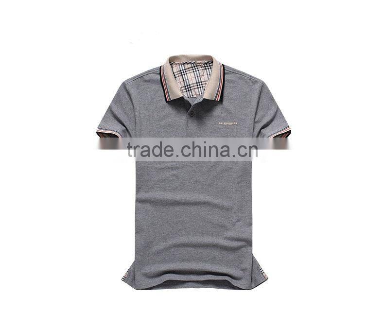 2015 hot sale 100% cotton men Polo t-Shirt high quality ST-13