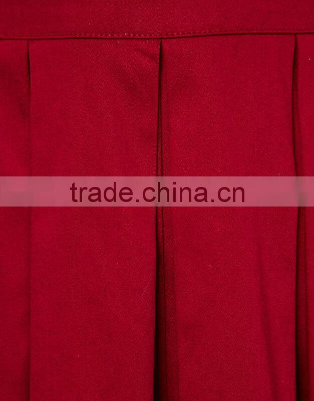 Skater Dress With Pleated Skirt