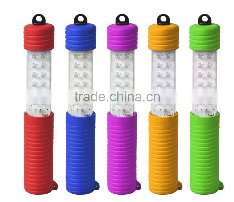 portable rechargeable cob led working light with flashlight