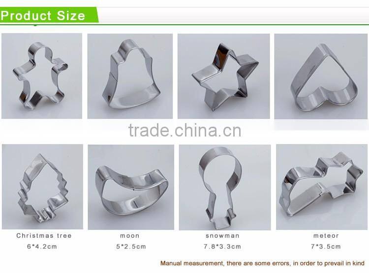 kitchen gadgets for crackers, cookies, stainless steel mold baking tools