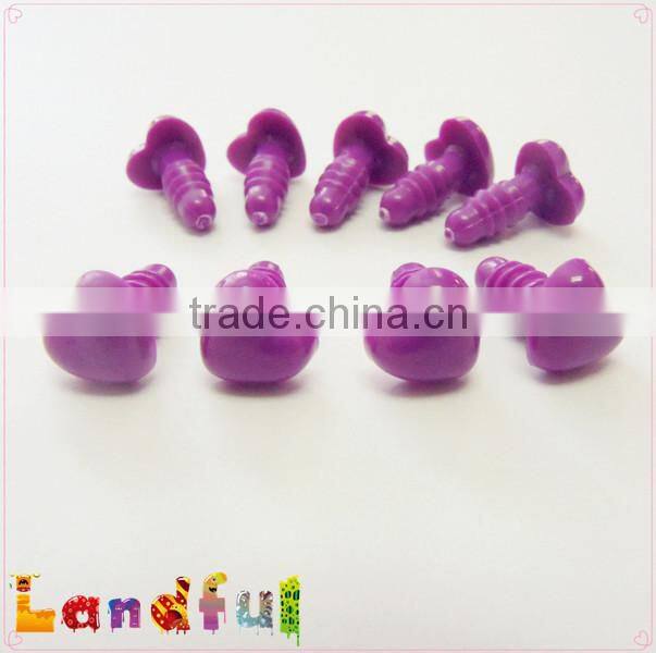 10mm Purple Heart Nose Plastic Cat Nose Dog Nose Plush Bear