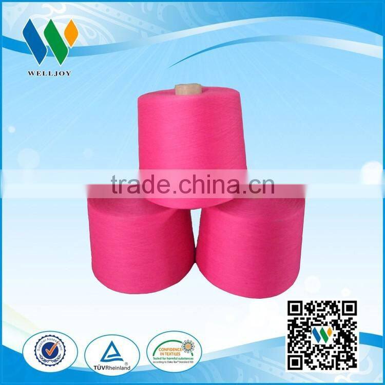 40S/2 small cone spun polyester sewing thread using yarn dyed with various colors