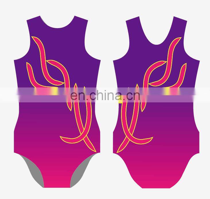 sublimated girls gymnastics dance leotard child