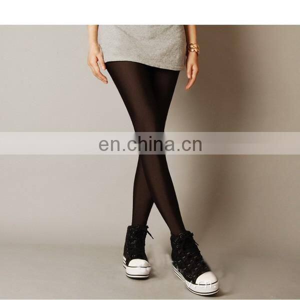 Multi Colors Pure Color Fluorescent Leggings For Ladies Trendy Leggings