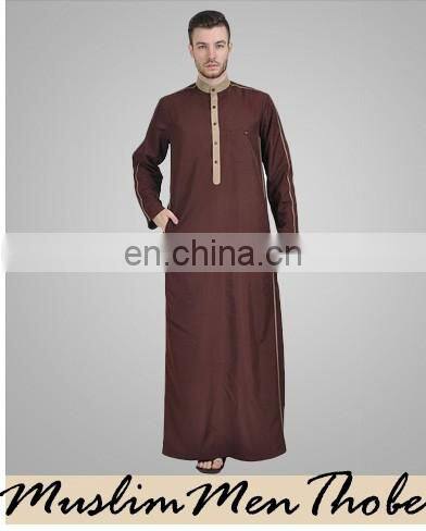 2016 Wholesale Jubah Malaysia Beaded Fashion Muslim Design Fancy Appliqued Muslim Jubah Baju Kurung Malaysia