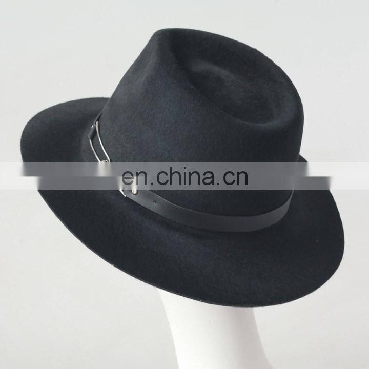 Ladies Formal Fashion Spring Wool Fedora Hat