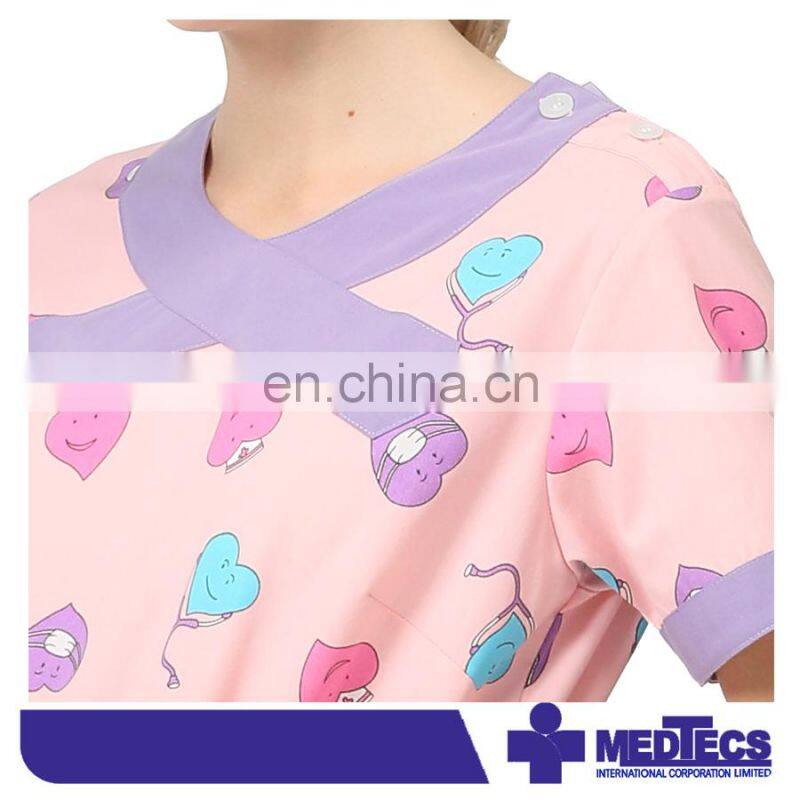 Surgical Cotton Uniform Or Antimicrobial Coat To Dr Seuss Scrub