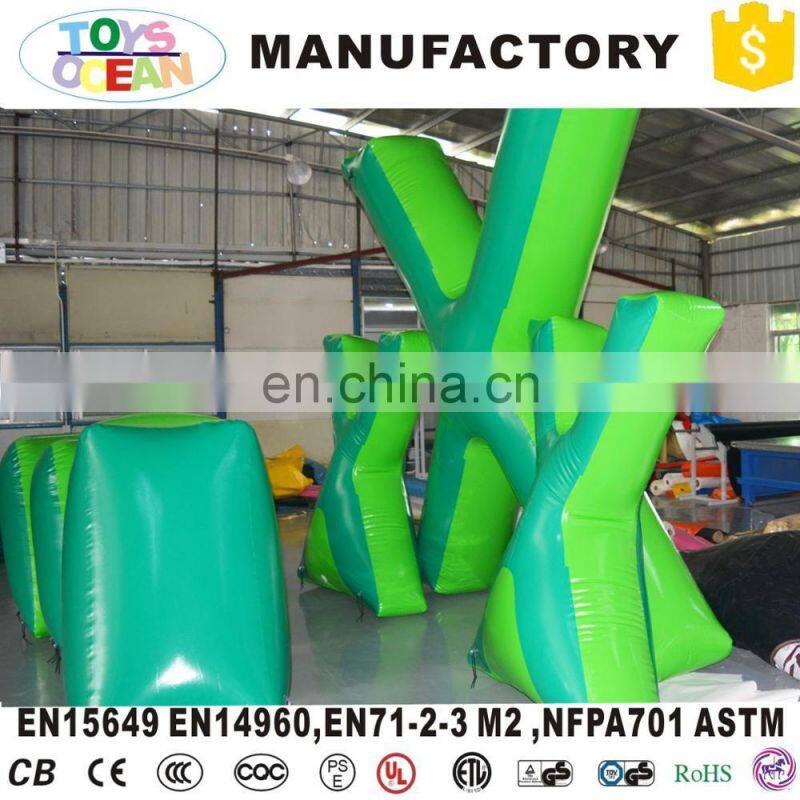 Inflatable tombstones for shooting game, inflatable paintball bunkers for play
