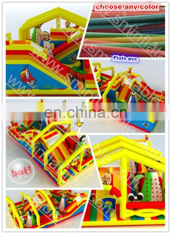 funcity inflatable children paly ground , inflatable outdorr playground padding , inflatable outdoor playground