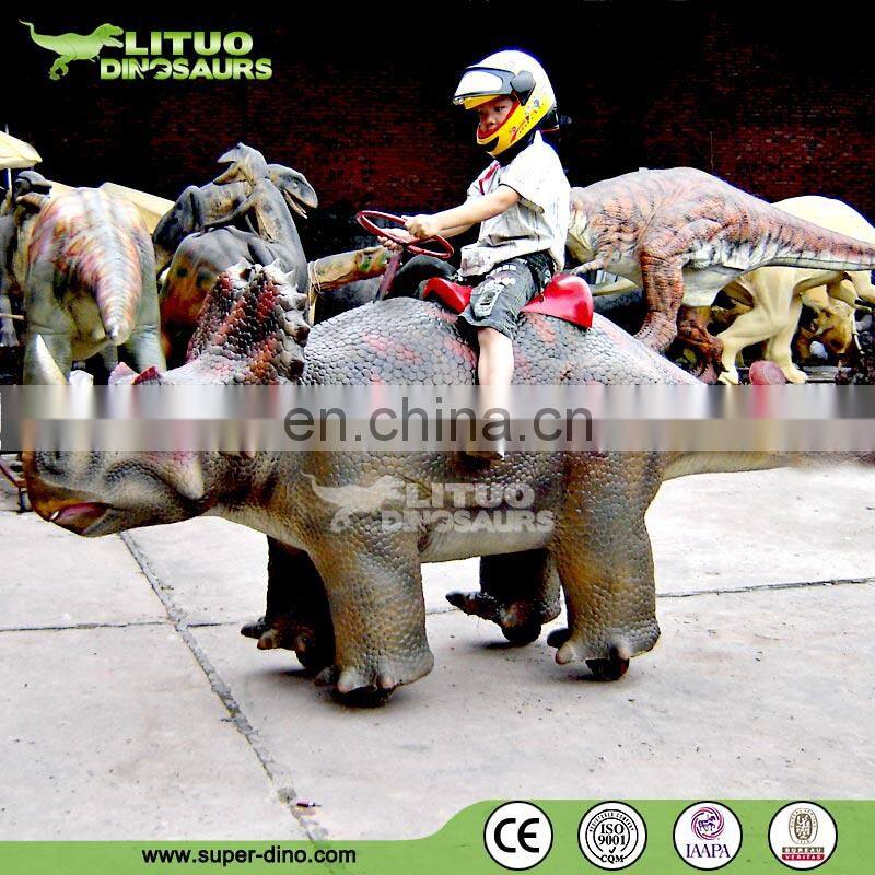 Kids Attraction Remote Control Dinosaur Rides