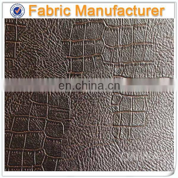 zhejiang onway textile snake leather fabric mixed leather and fabric sofas faux suede leather fabric
