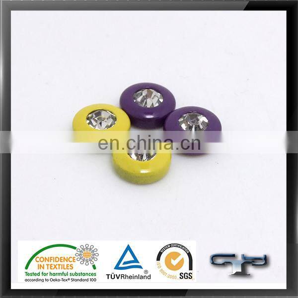 colorful metal rhinestone rivet
