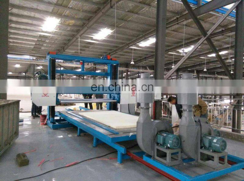 ECMT-138 horizontal pu sponge cutting machine/mattress foam cutting machine/foam board cutting machine