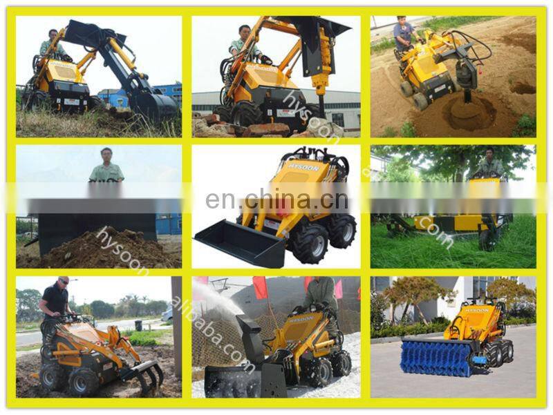 23hp Briggs & Stratton gasoline Mini track skid steer loader for sale