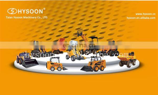 HYSOON CE certificated 8HP mini tracked dumper with best price