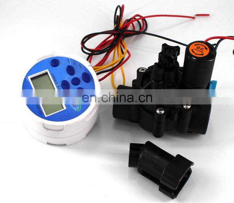 9V Battery-Operated Controller+Irrigation solenoid valve+irrigation solenoid valve (dc latching)