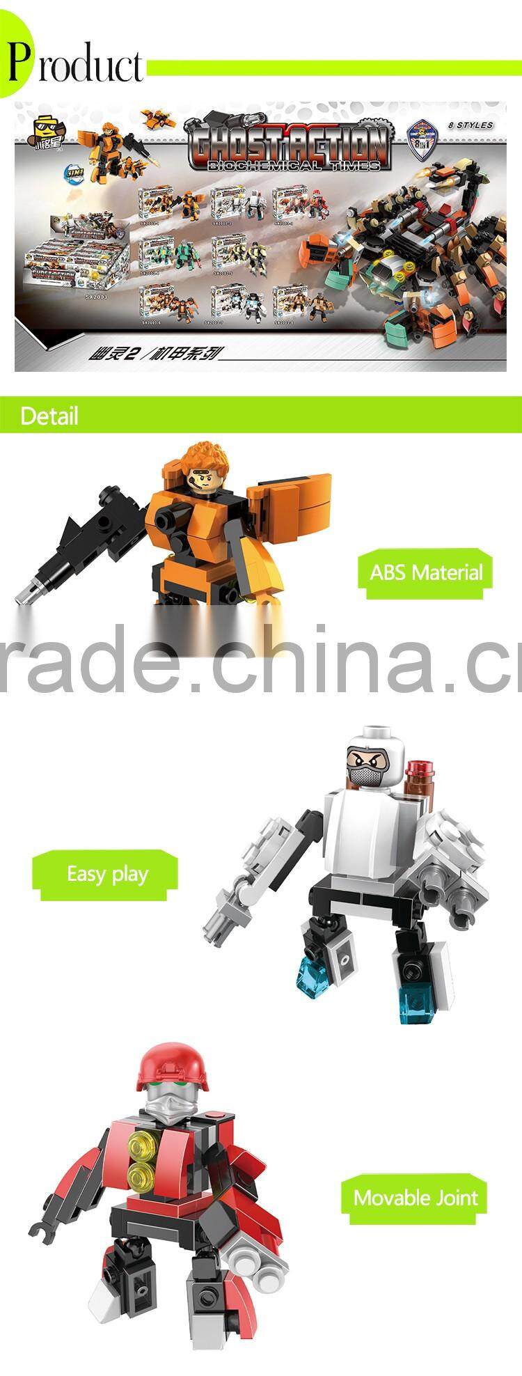 JSTOYS mini hero building blocks,war blocks toy for promotion